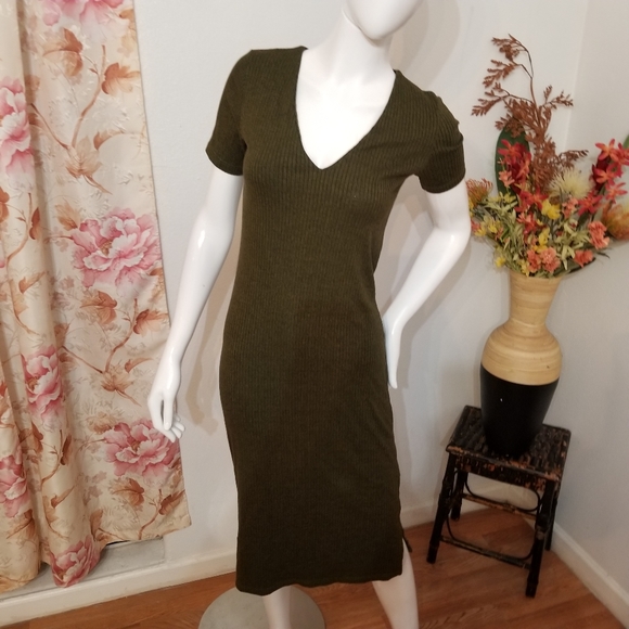 💕Topshop Midi Dress Size 4💕 - Picture 3 of 8